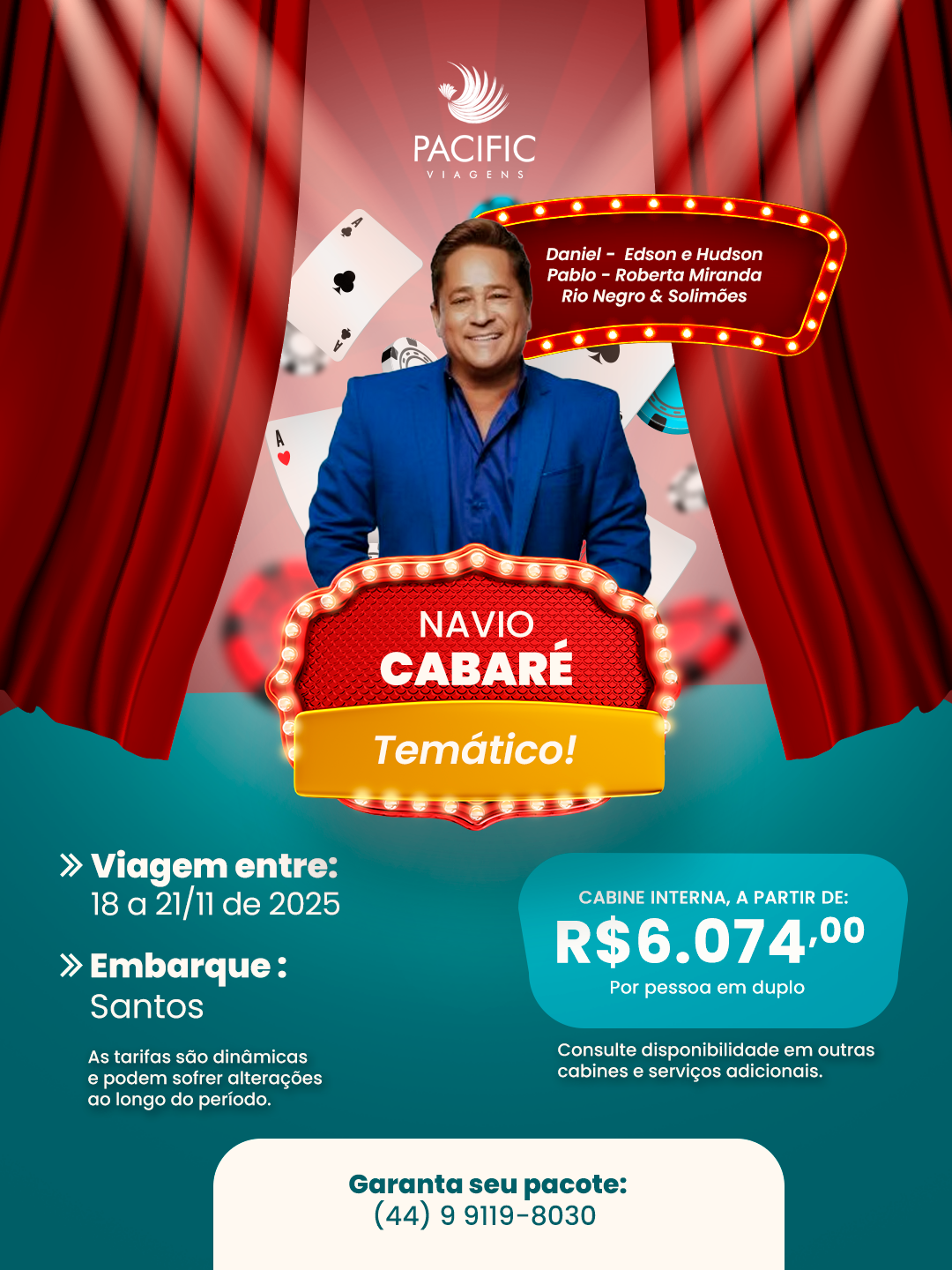 Pacote Navio Cabaré